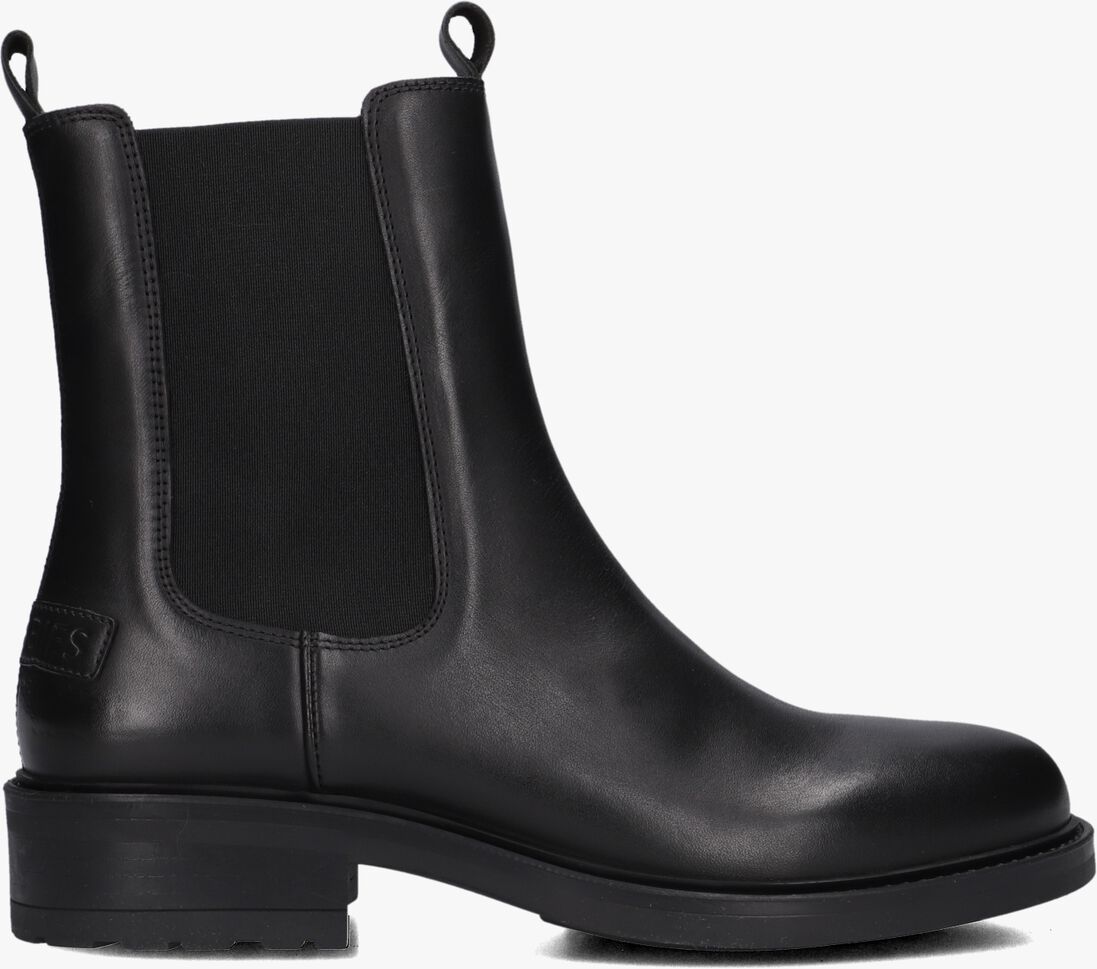 zwarte shabbies chelsea boots dean shelley