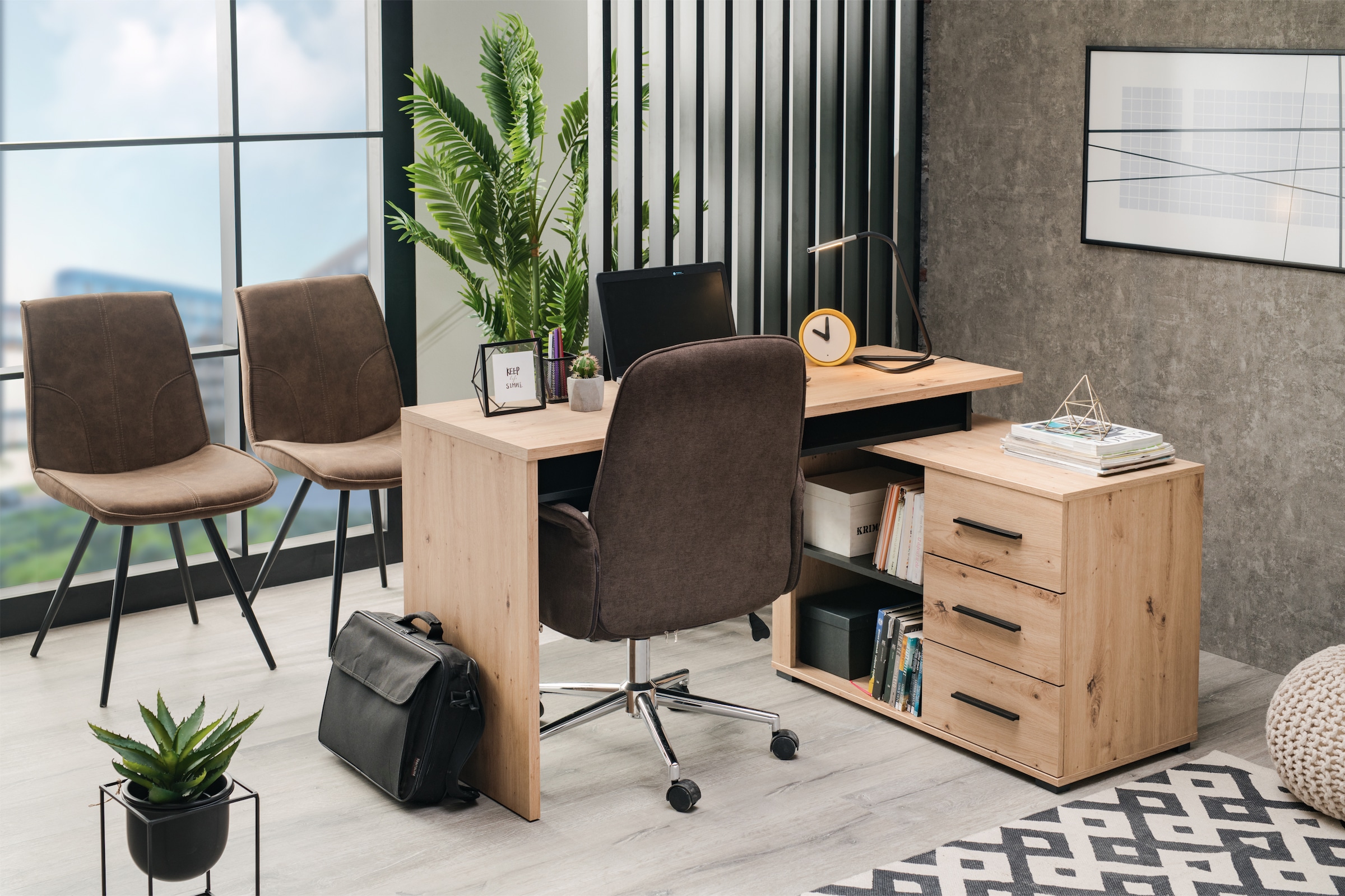 INOSIGN Schreibtisch »Arhimed« zeitlos und praktisch, Home Office geeignet