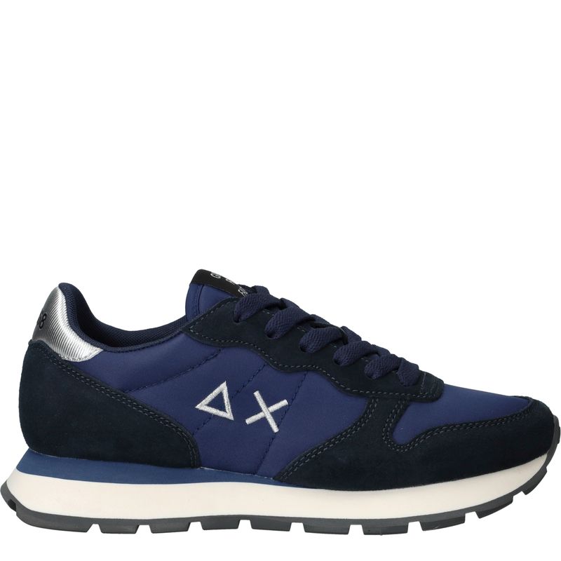 SUN68 Ally Gold Silver Sneakers Blauw Dames