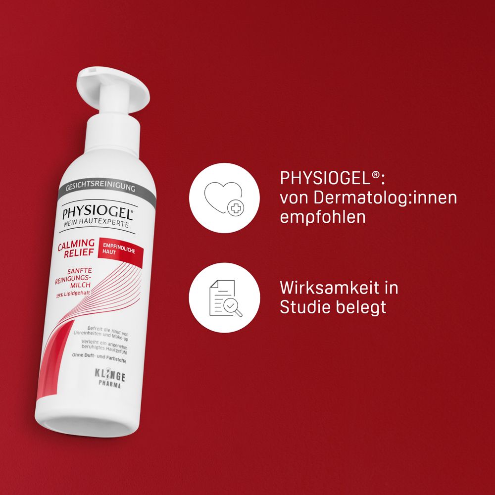 PHYSIOGEL® Calming Relief Sanfte Reinigungsmilch 200ml - empfindliche Haut