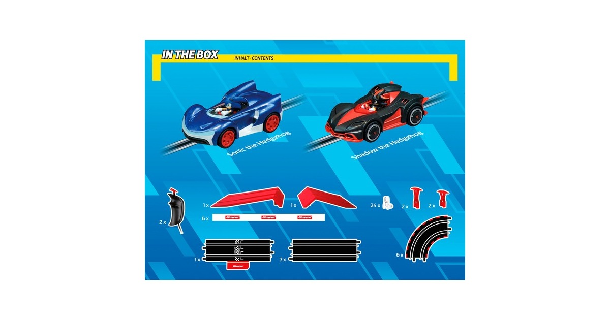 CarreraGO!!! - Sonic the Hedgehog Racebaan  (Schaal 1:43)