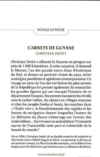 TRANSBOREAL - CARNETS DE GUYANE TRANSBOREAL