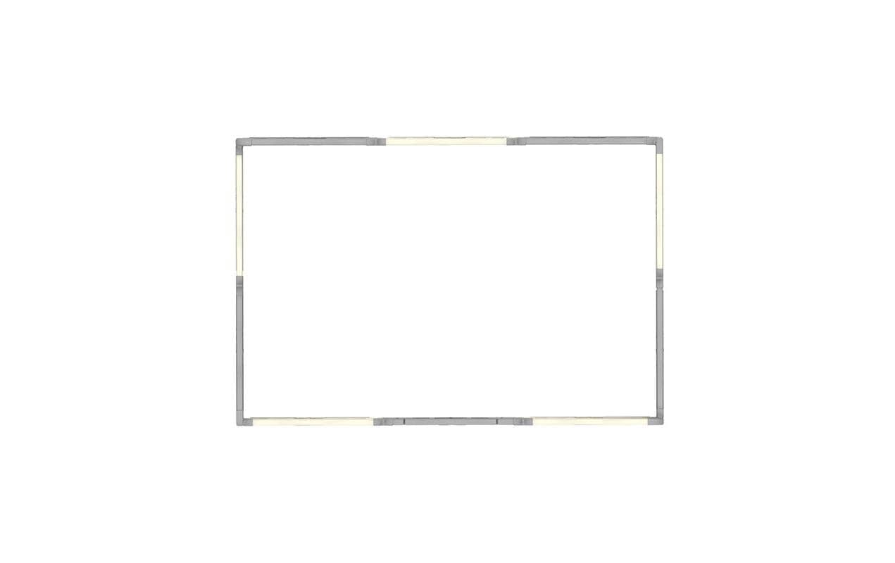 Laufgitter Melange Grey 2.19 m x 1.47 m x 63 cm<br>Spielgitter für Kinder