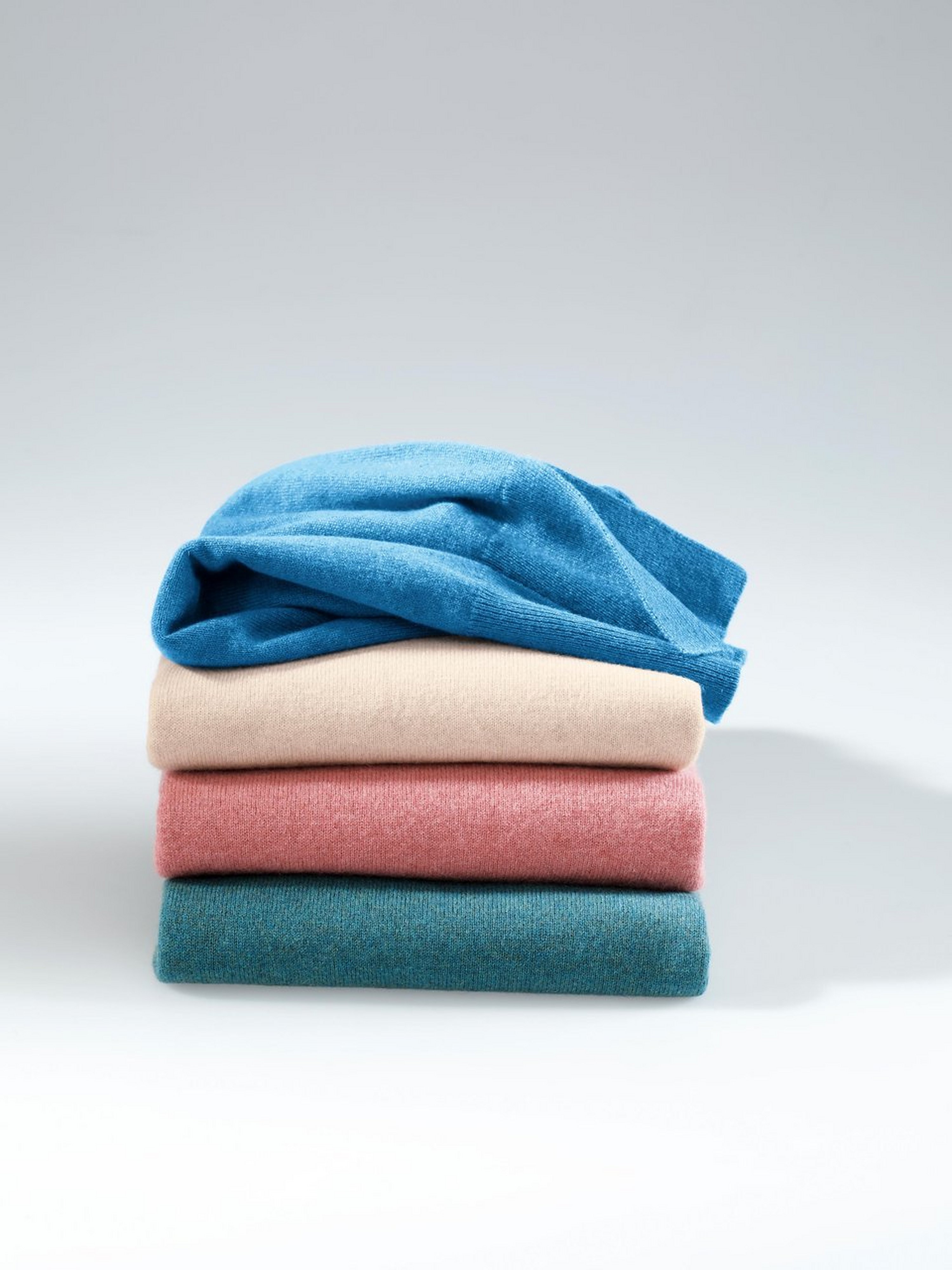 Rundhals-Pullover aus 100% Kaschmir
