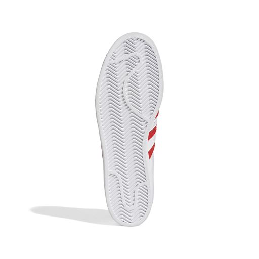 Adidas Superstar Sneakers, Cloud White/Vivid Red, 44 2/3