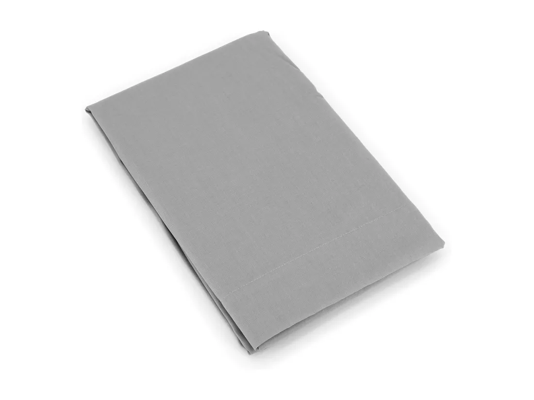 Taie de traversin uni 230X43 cm coton ALTO Alu