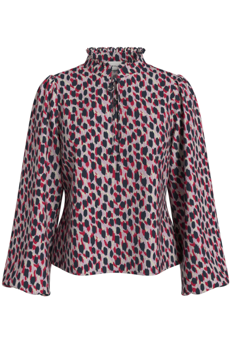 Vila roze dames blouse