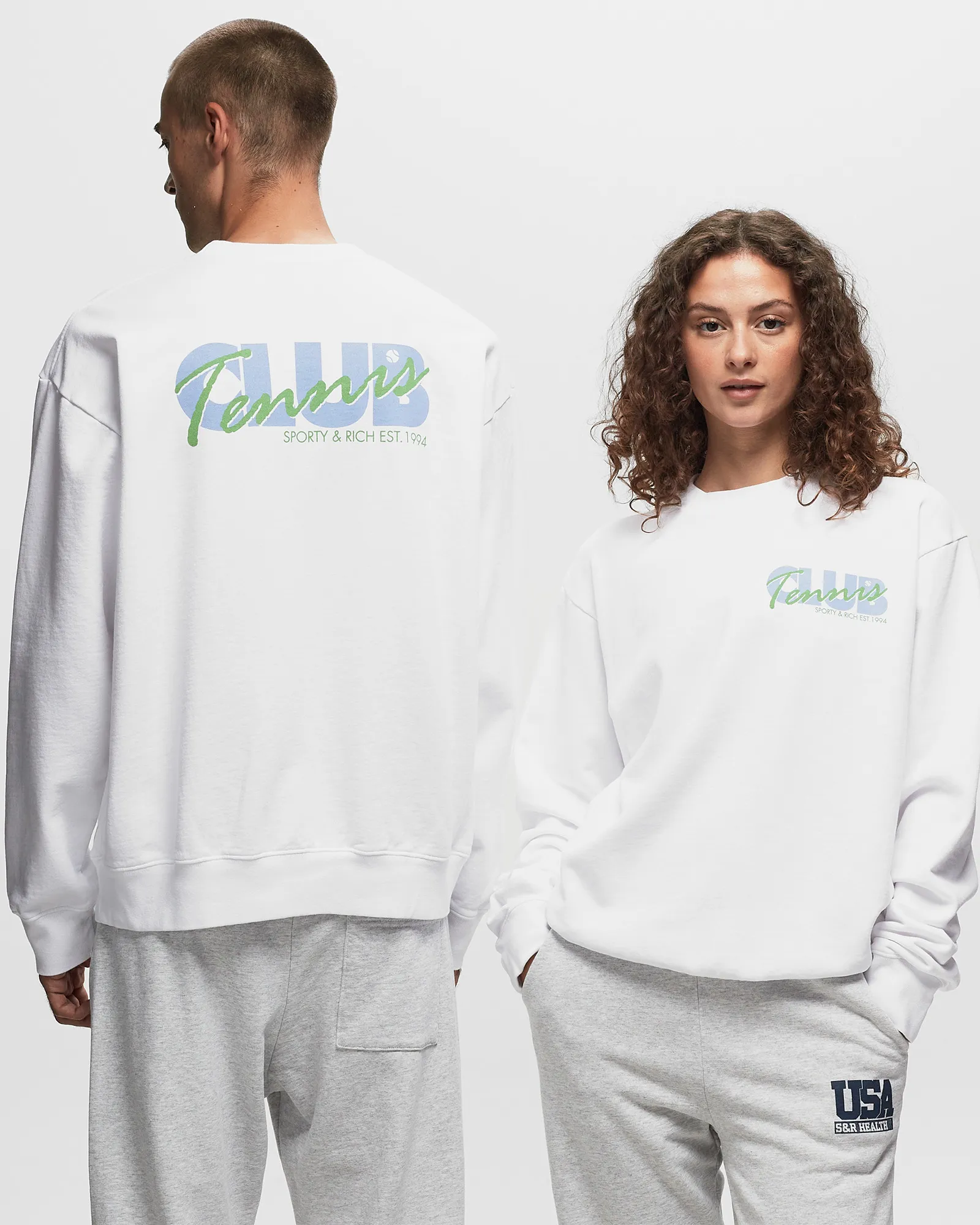 Sporty & Rich Agassi Crewneck