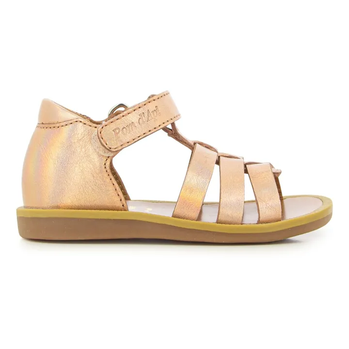 Pom d'Api Sandales Poppy Strap | Cuivre