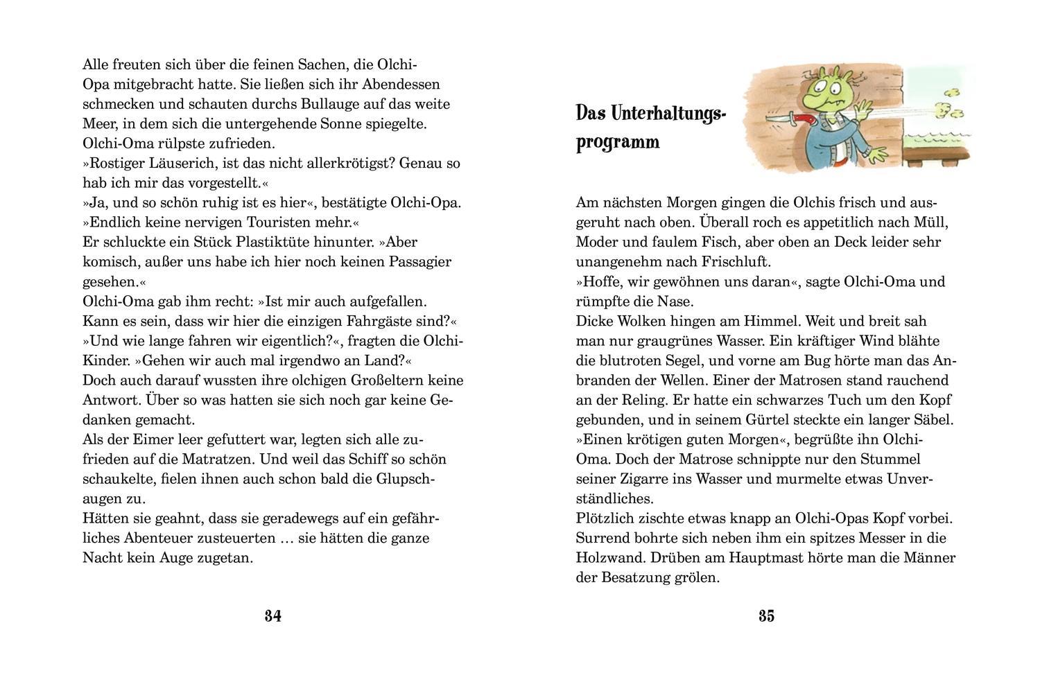 Gefangen auf der Pirateninsel / Die Olchis-Kinderroman Bd.10