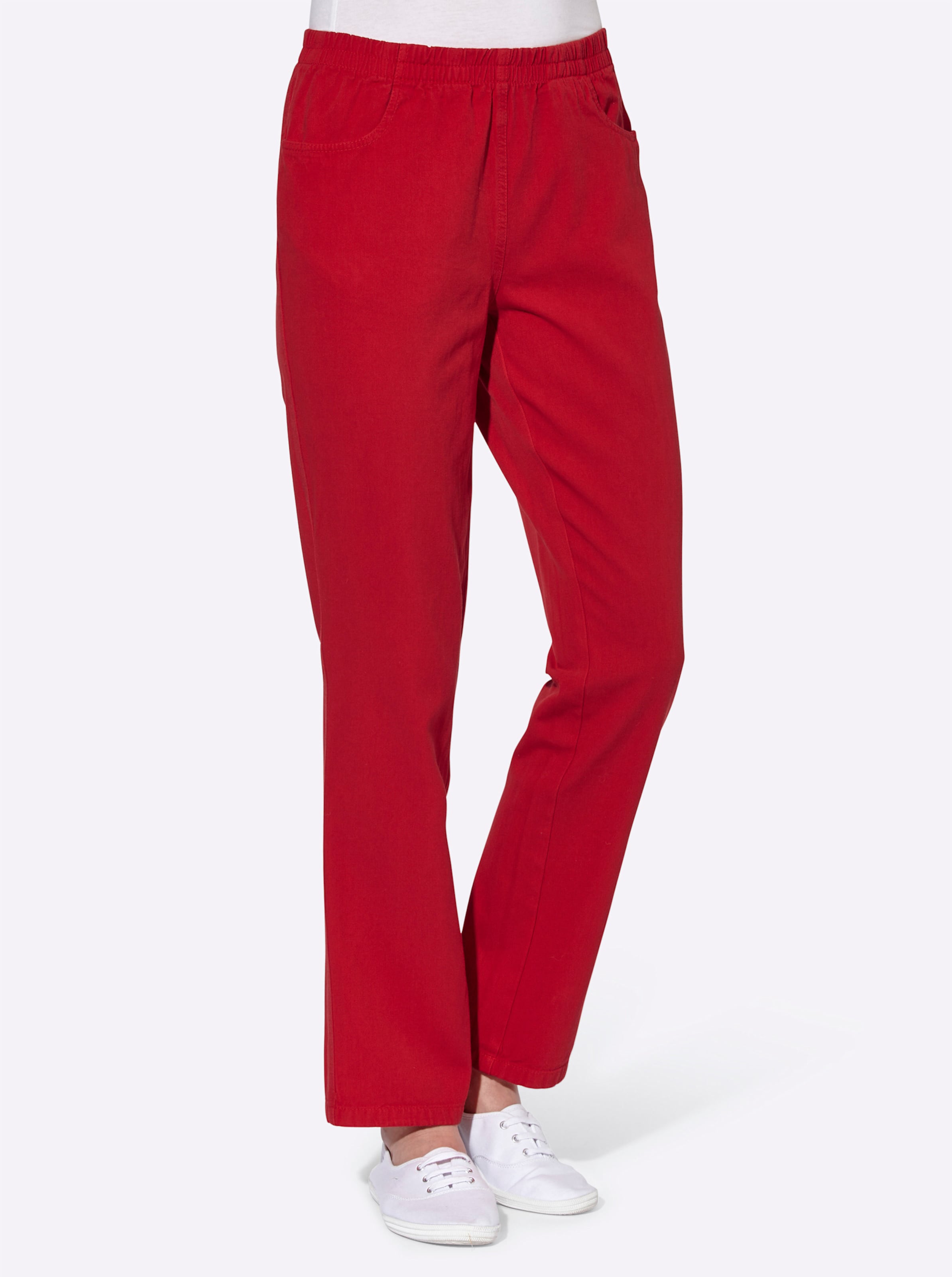 Schlupfhose in rot