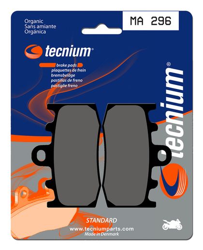 Plaquettes de freins Tecnium route organique - MA296