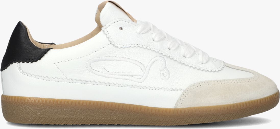 witte fred de la bretoniere lage sneakers pearl sign