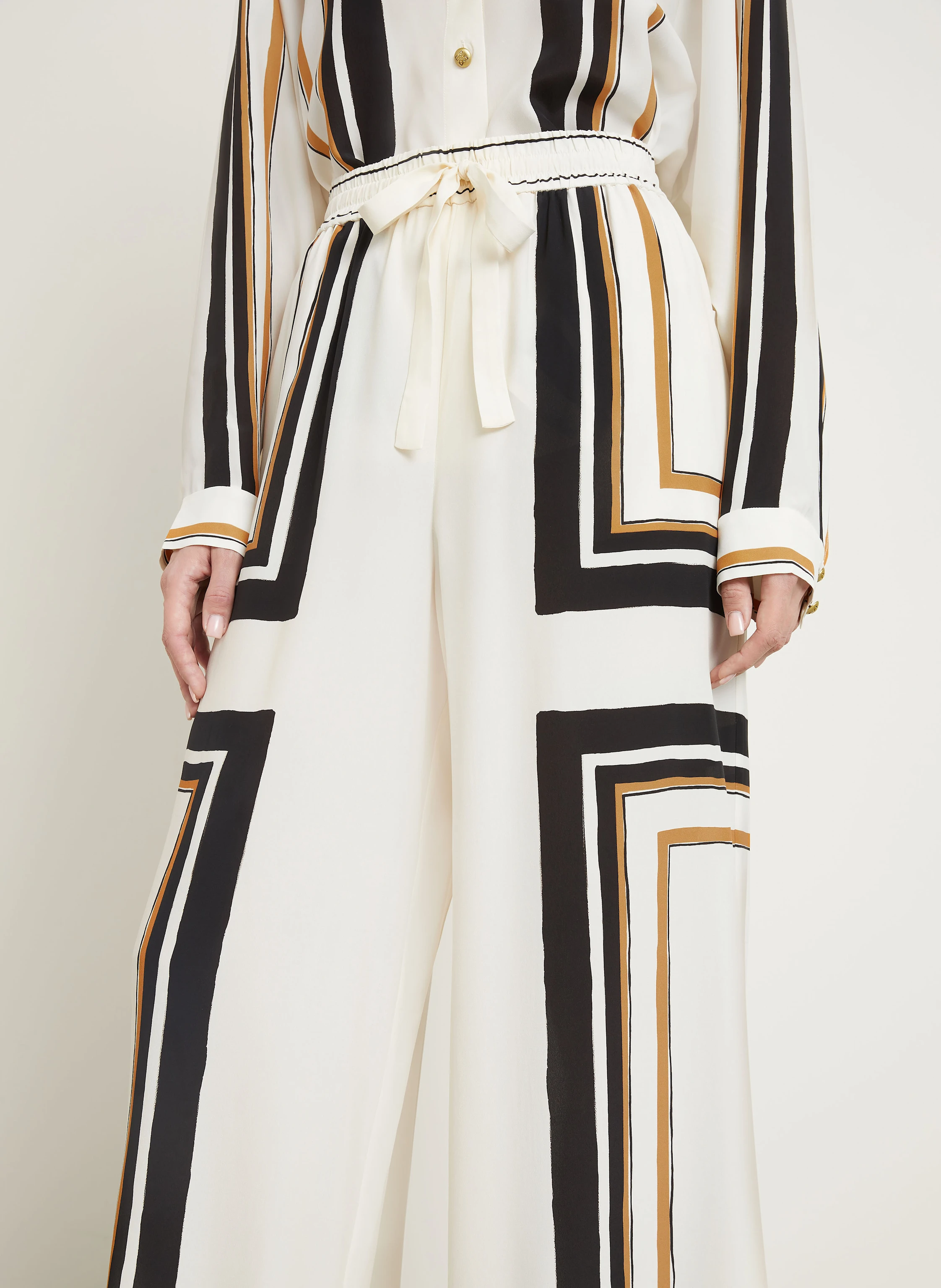 ZIMMERMANN Marlenehose mit Seide