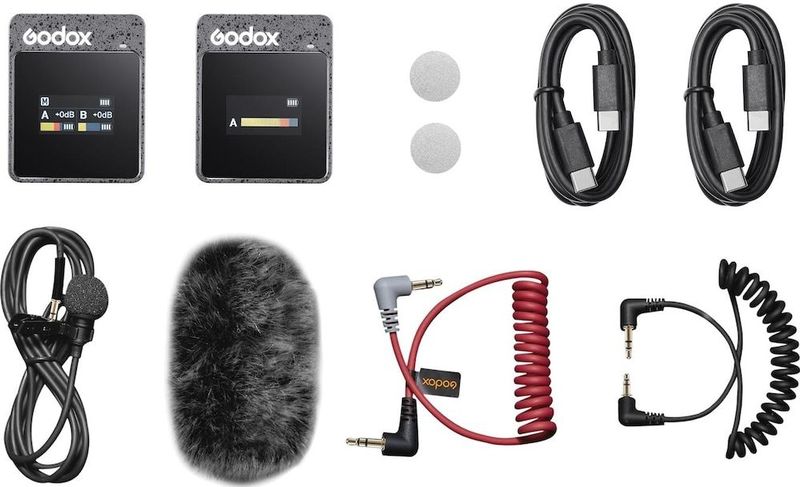 Godox MoveLink II M1 - Draadloos Microfoonsysteem - 2,4 GHz - Compact