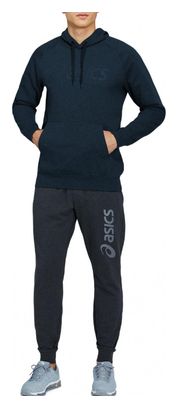 Sweat à capuche Asics Big Logo Bleu