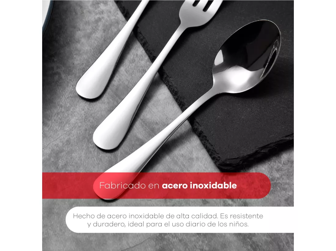 Coffret de 3 couverts enfant MUNICH Bergner inox