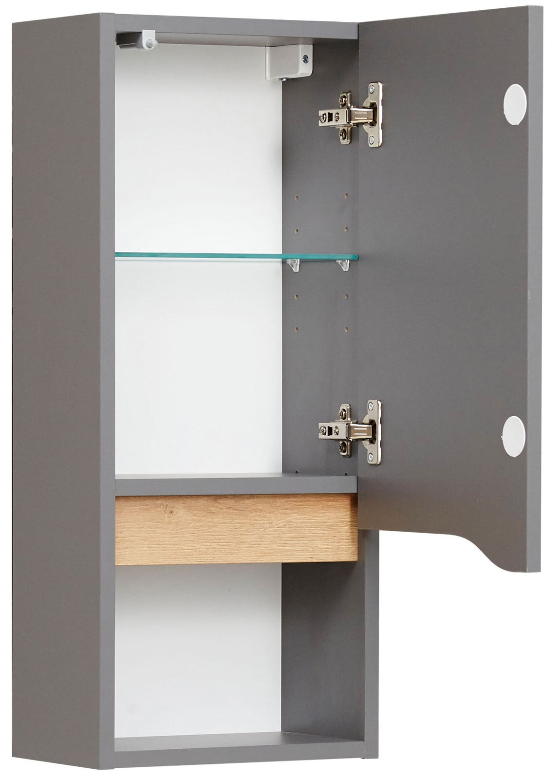 Hängeschrank Serie 357/30 Grau/Braun 30x70x20 cm