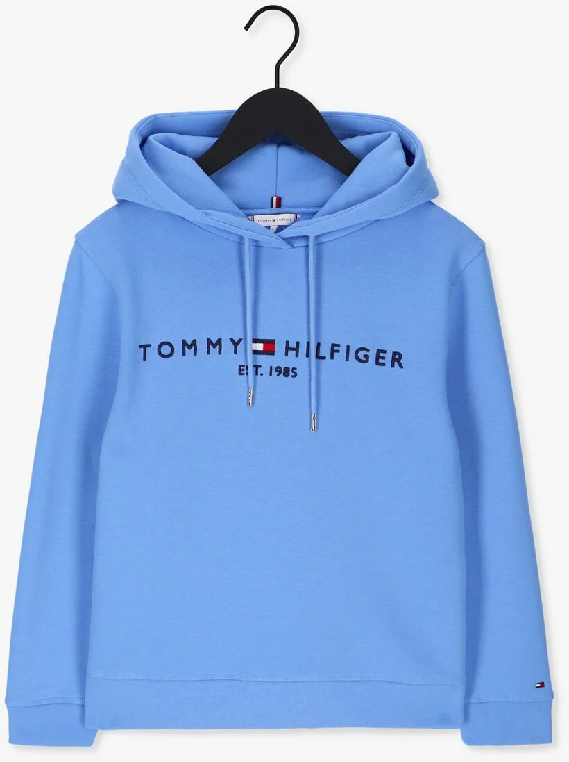 TOMMY HILFIGER blauwe tommy hilfiger trui regular hilfiger hoodie