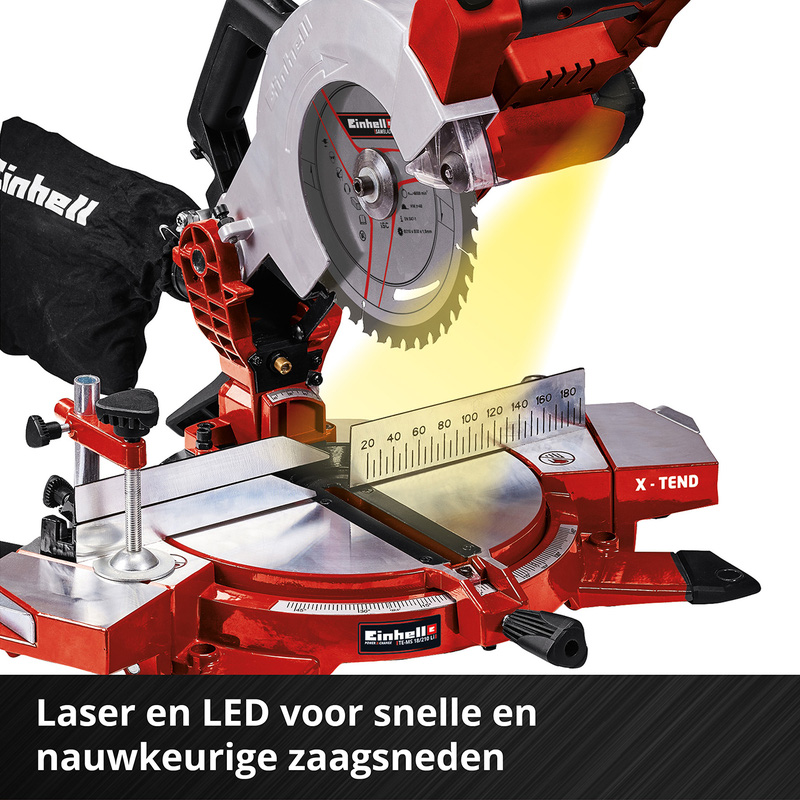 Einhell TE-MS 18/210 accu afkort- & verstekzaagmachine (body) 18V Li-ion