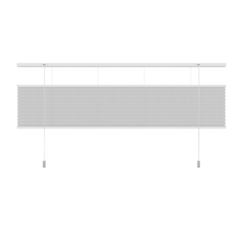 KARWEI enkel plisségordijn lichtdoorlatend wit (kleurnr. 6010) 140x180 cm (bxh)