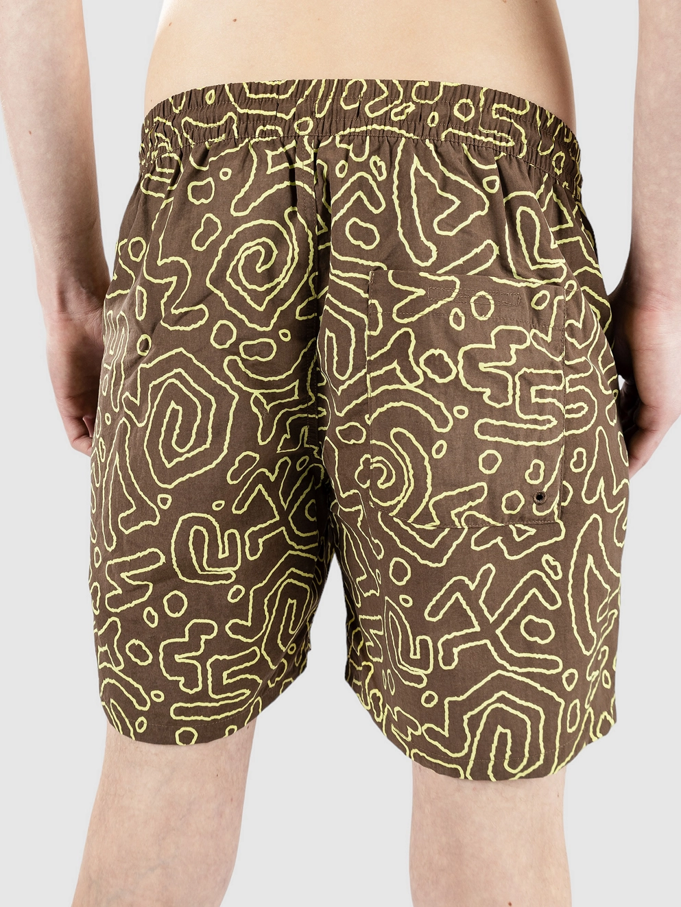 Empyre Floater Boardshorts squigglie brown