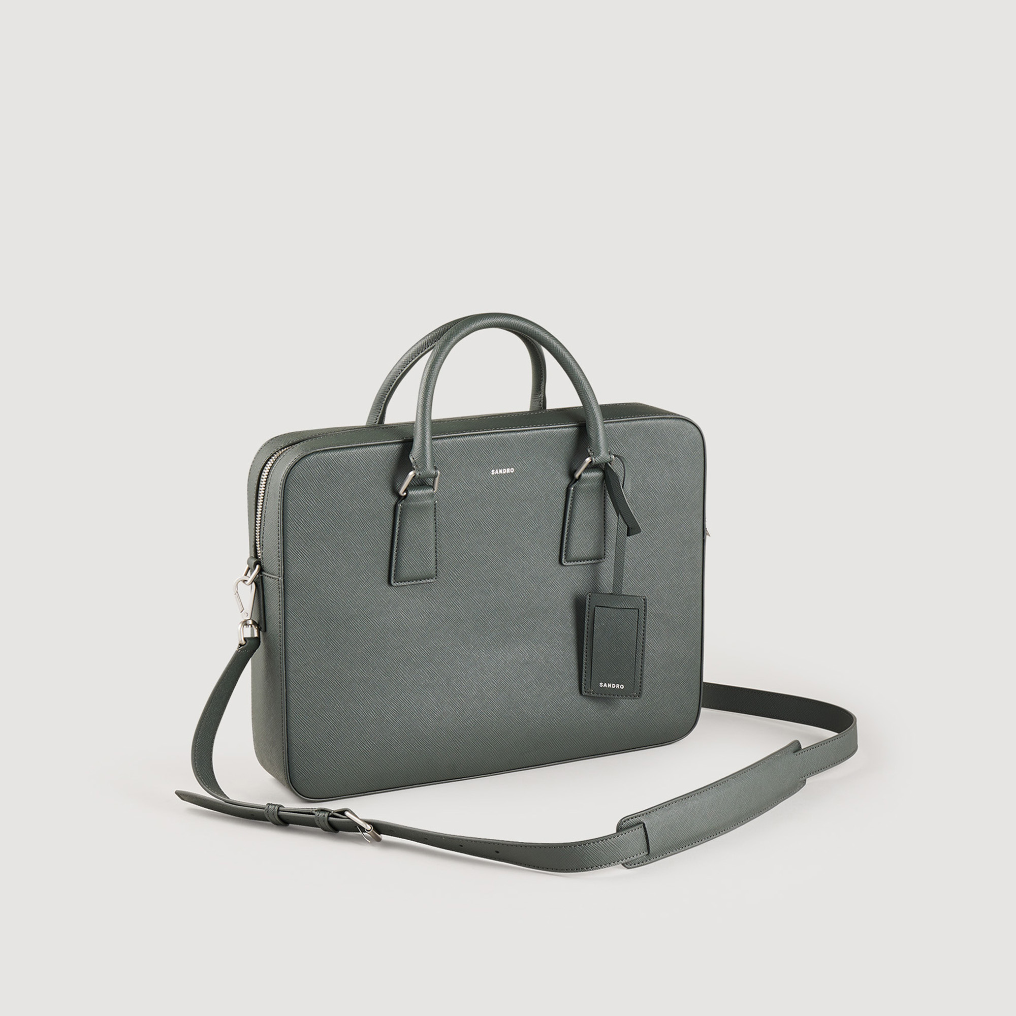 Briefcase en cuir de tannerie certifiee