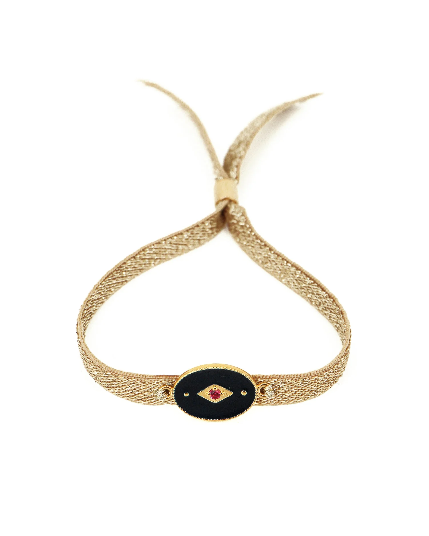 INDIE - Bracelet ruban | Noir