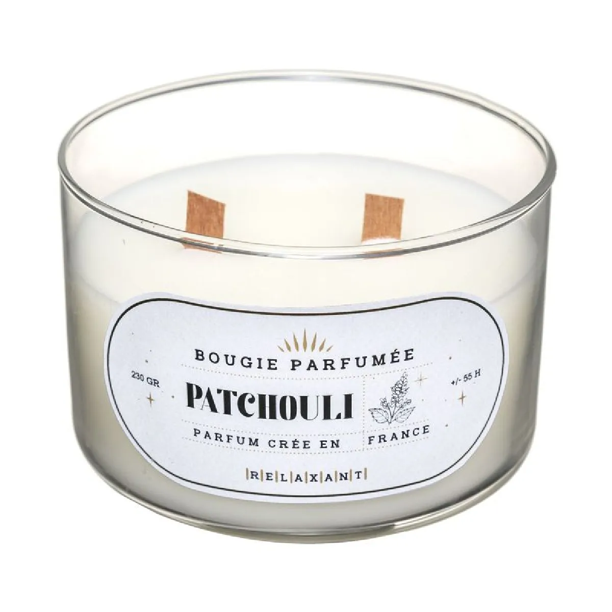 But Bougie SNOW - Patchouli - H. 8 cm