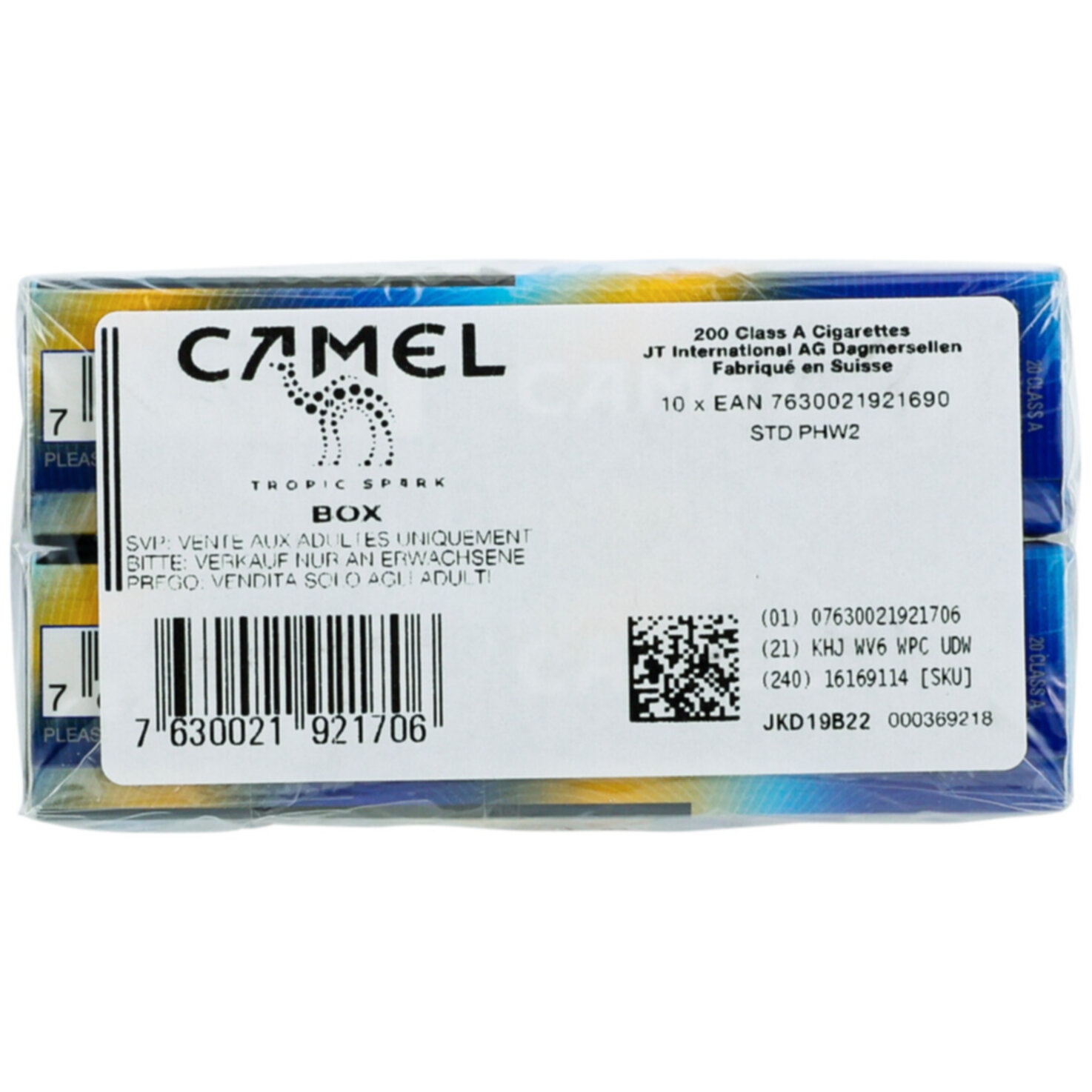 Camel Zigaretten Activate Tropic Spark Box
