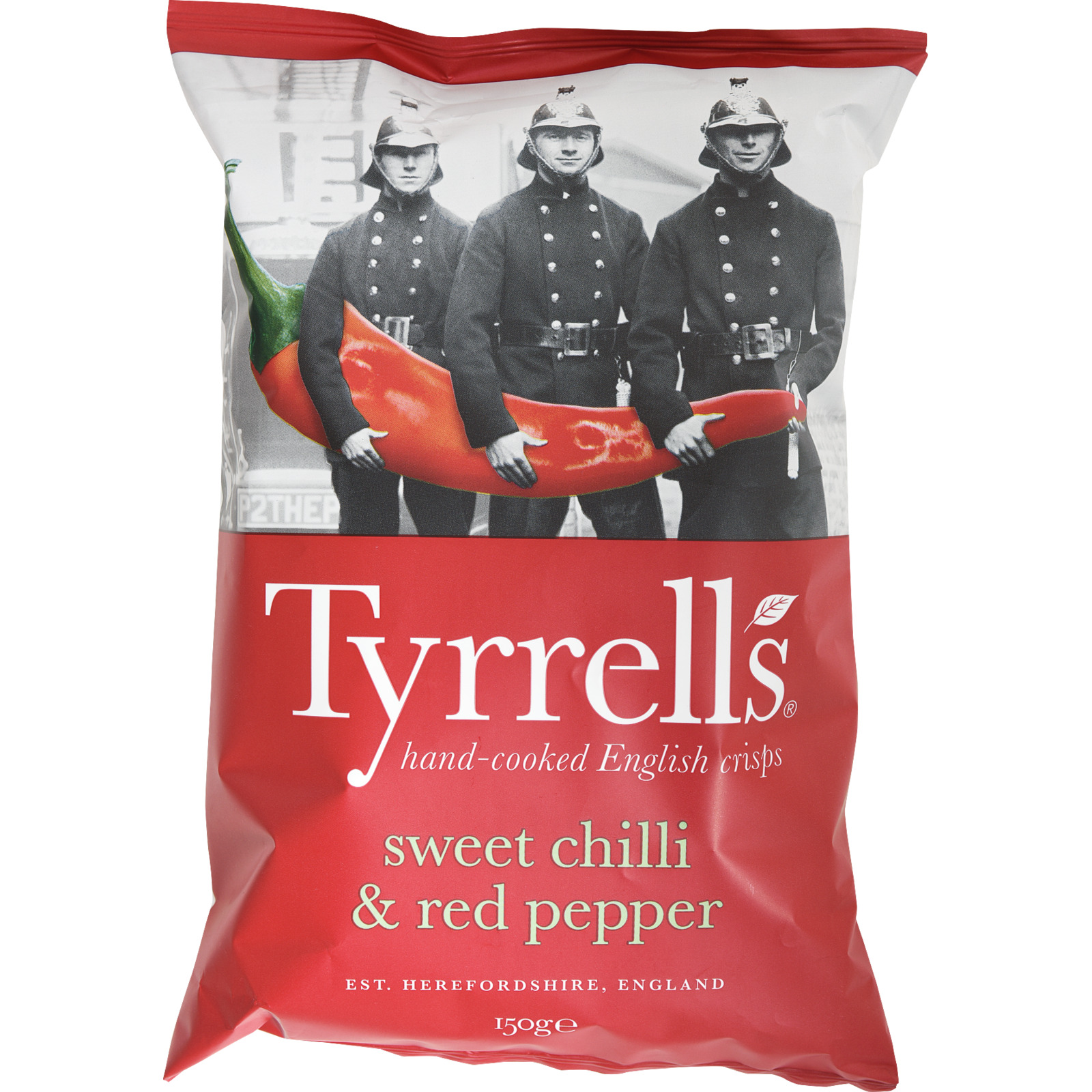 Tyrrell's sweet chili & red pepper 150 g