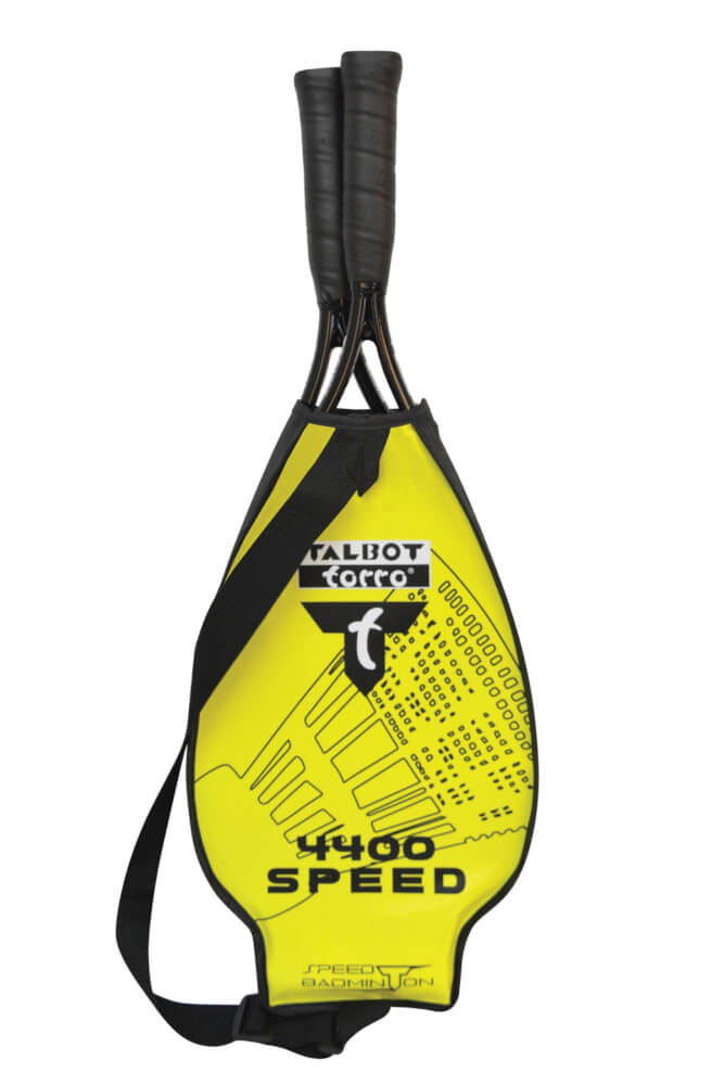 Talbot-Torro - Speedbadminton Set SPEED 4400 im 3/4 Bag black/yellow,