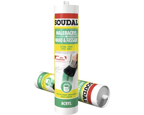 Soudal Schildersacryl Muur & Gevel Grijs 300 ml