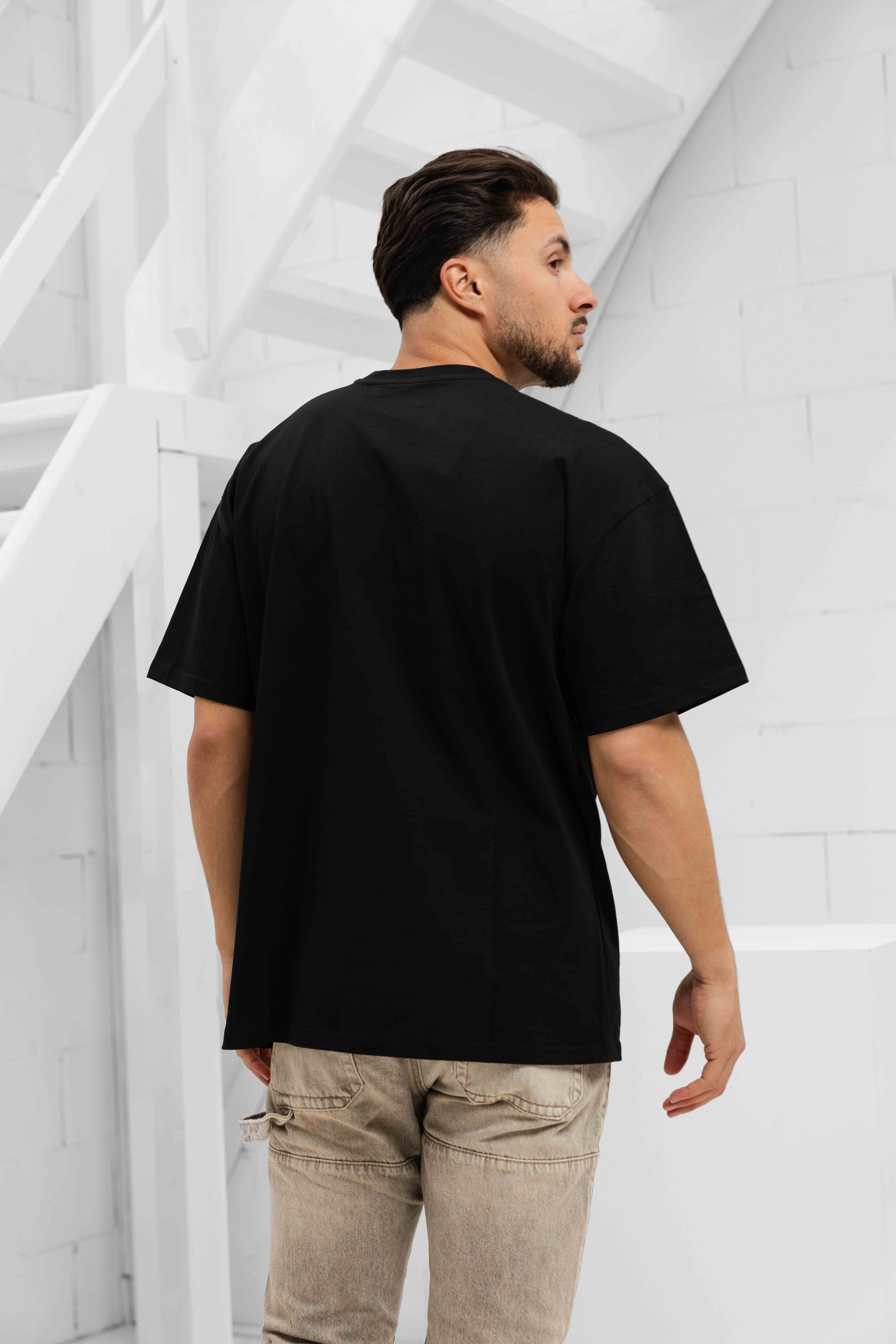 Black Bananas Compass T-Shirt Heren Zwart
