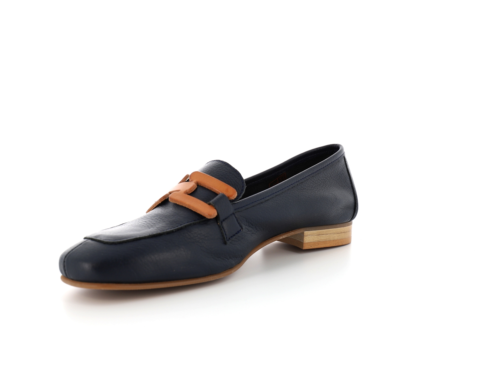 Cavargna shoes-ESCAPON Cuir Marine