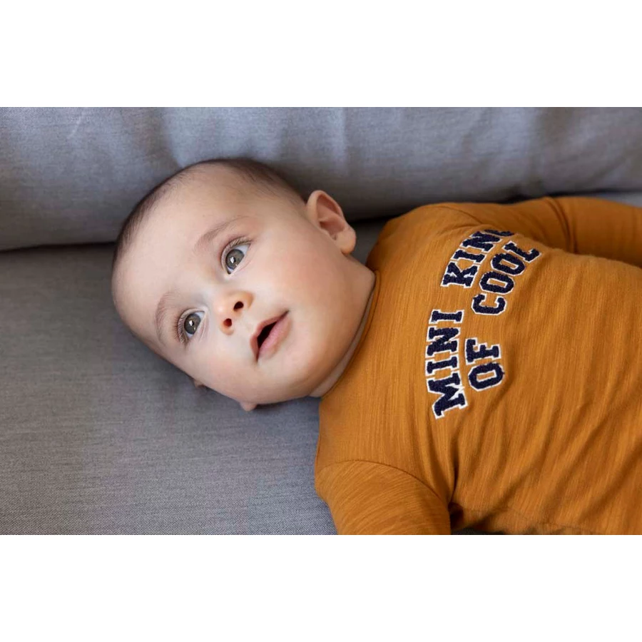 Feetje Langarmshirt Mini King Of Cool Camel