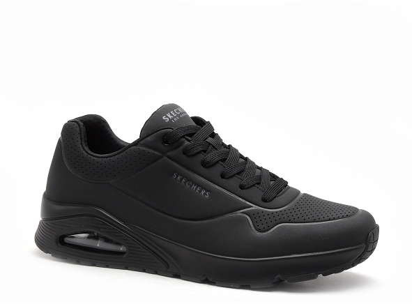 Skechers basses homme unostand 52458 noir