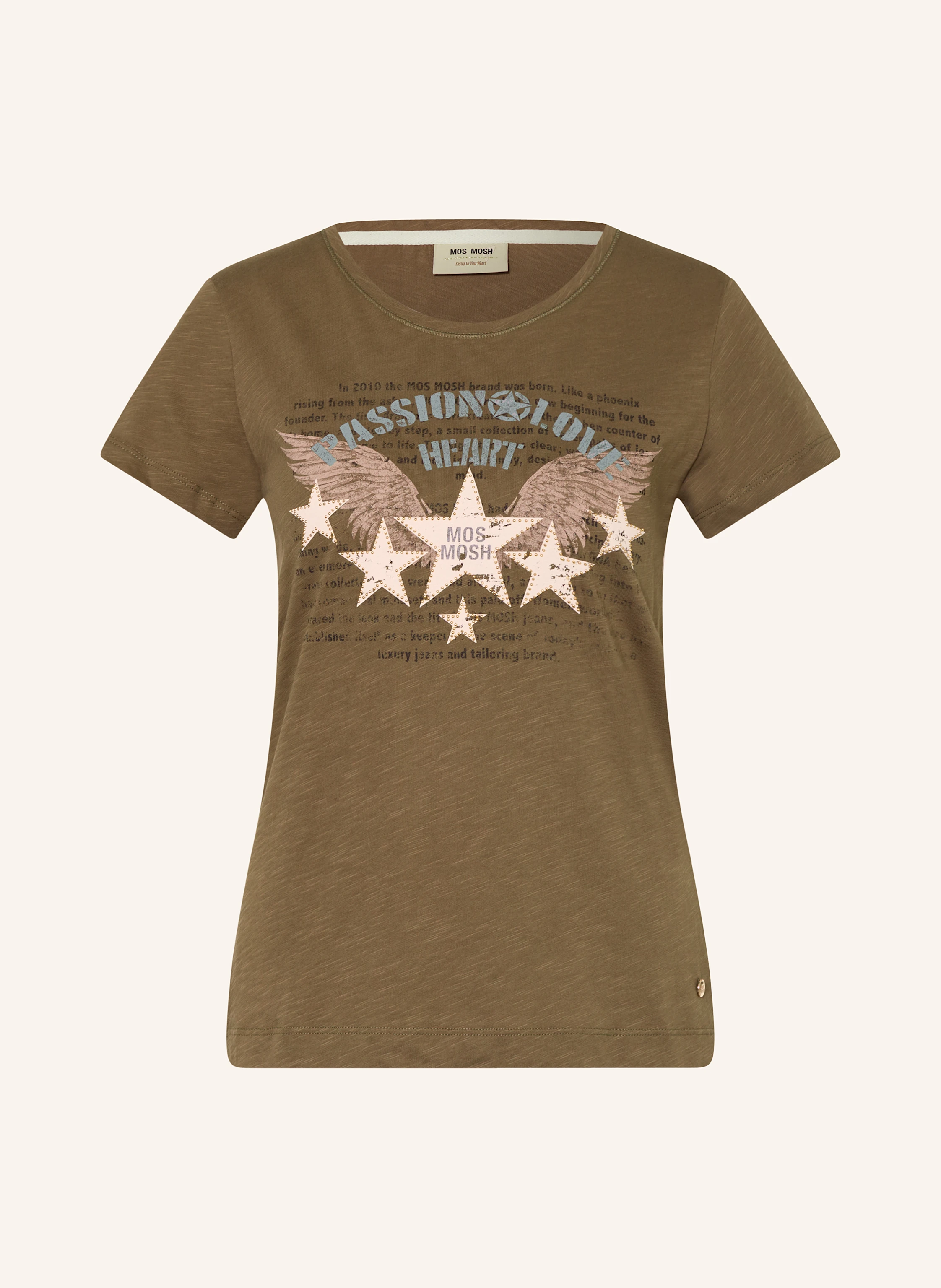 MOS MOSH T-Shirt MMZIBBY mit Schmucksteinen