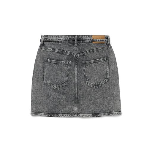 Vero Moda Tess Short Nederdel, Medium Grey Denim, S