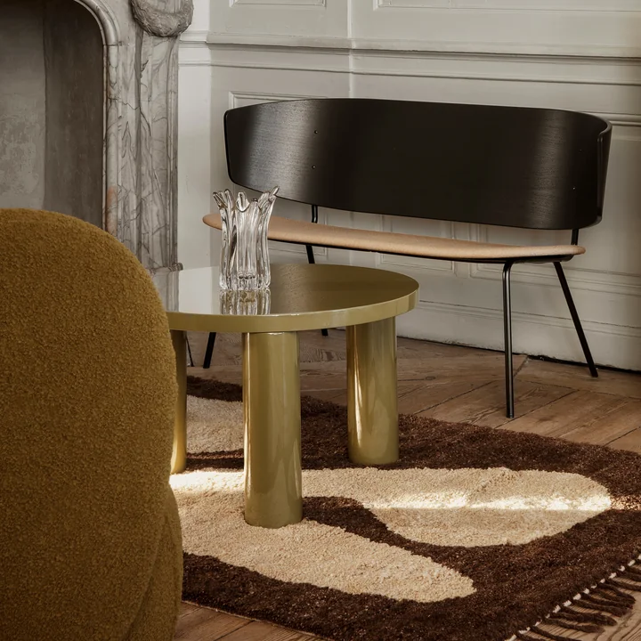 Ferm Living - Post Couchtisch Ø 65 x H 41 cm, cashmere