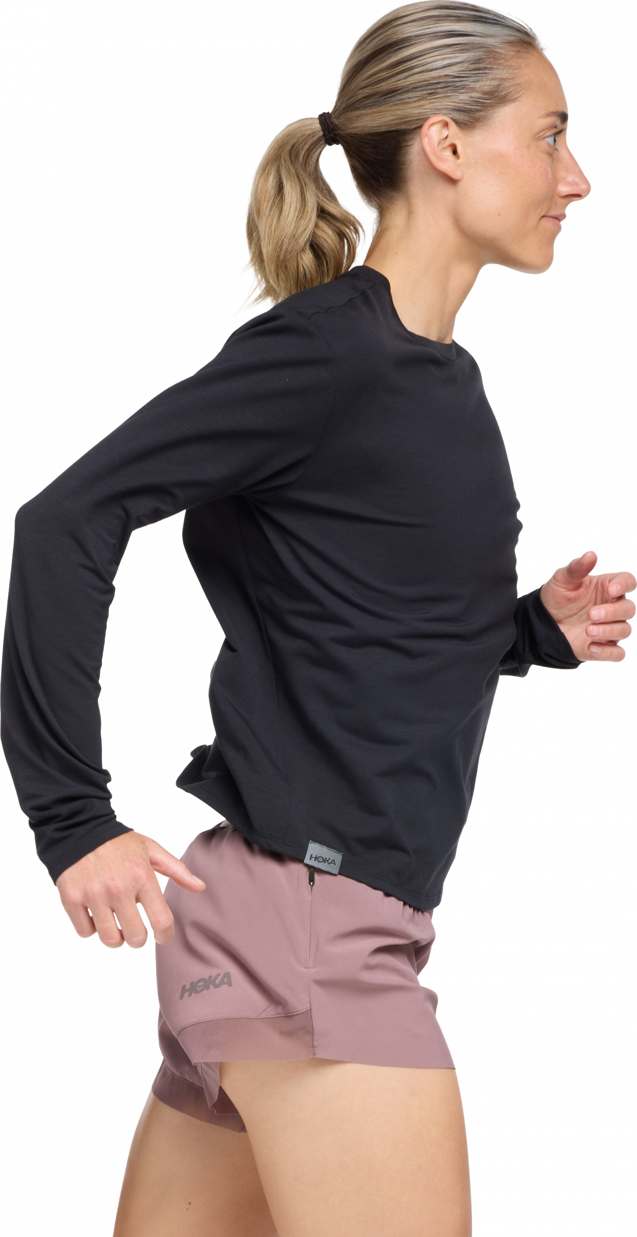Essential LS Tee Dame BLK/Black