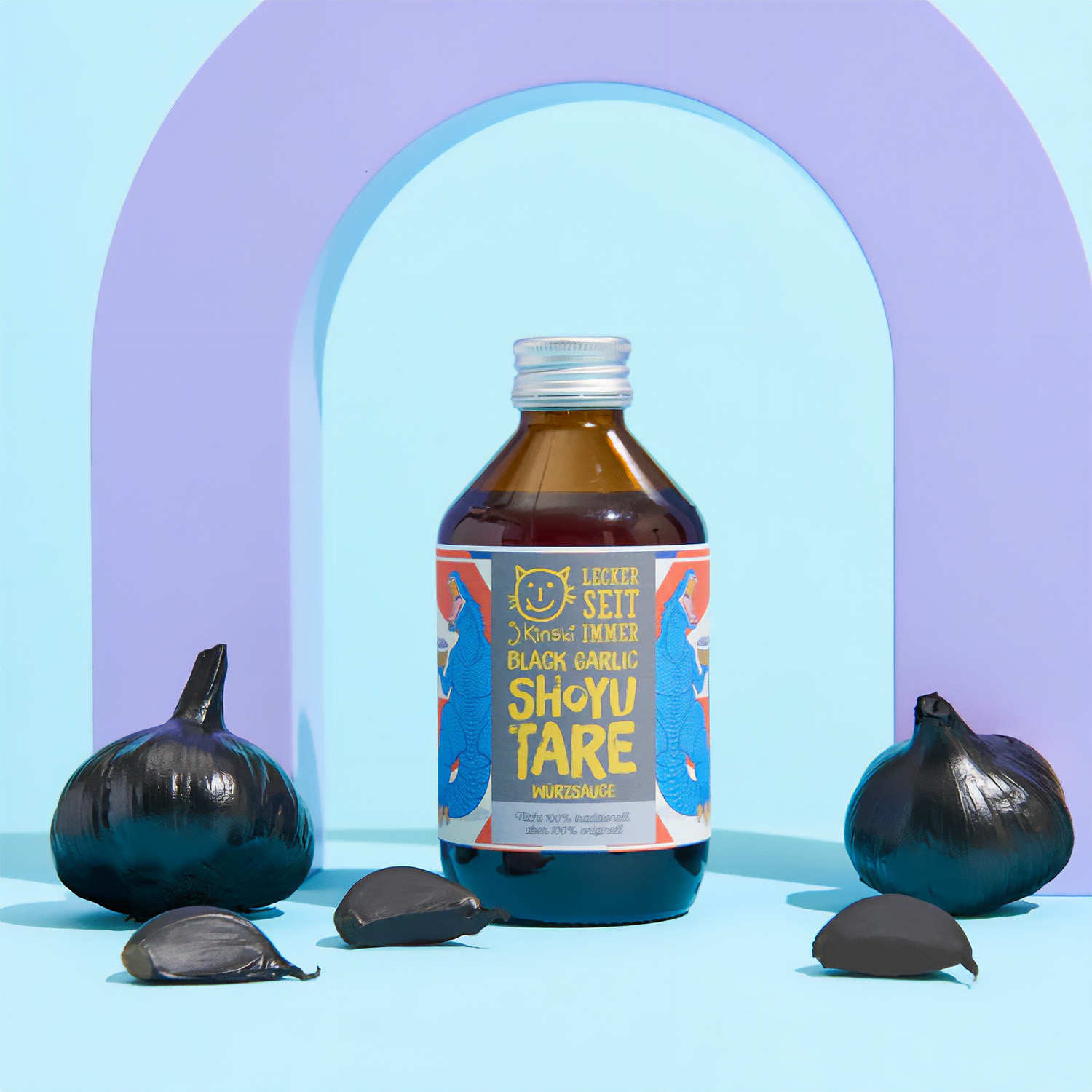 Shoyu Tare à l'ail noir - Sauce bio à base de sauce soja et d'huile de sésame