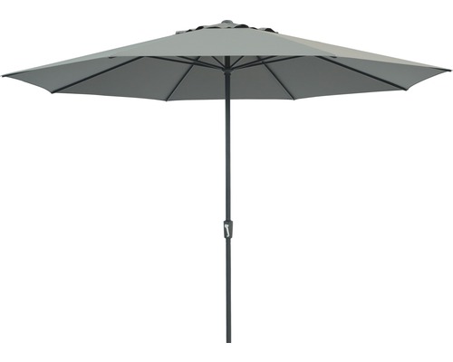 Soluna zweefparasol, Ø 350 cm, polyester (PES), donkergrijs