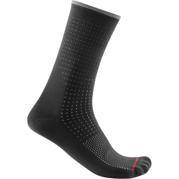 Chaussette vélo CASTELLI CHAUSSETTES PREMIO 18 NOIR