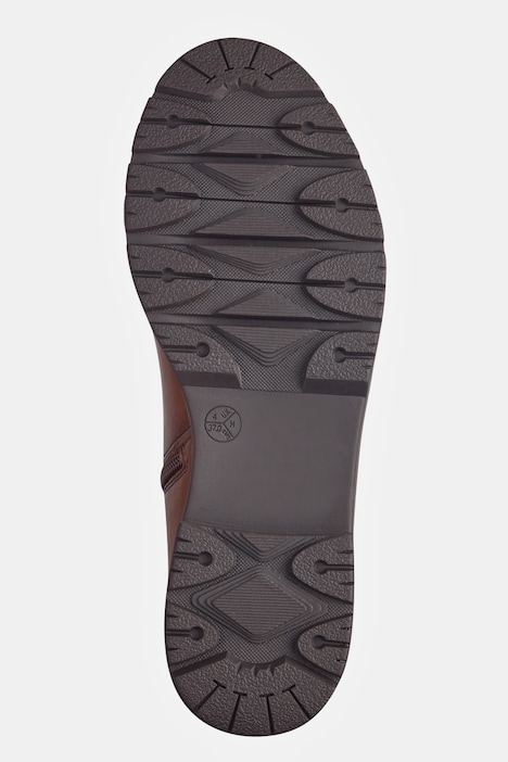 Jana Softline Vegan-Lederstiefel, Zipper, Weite H