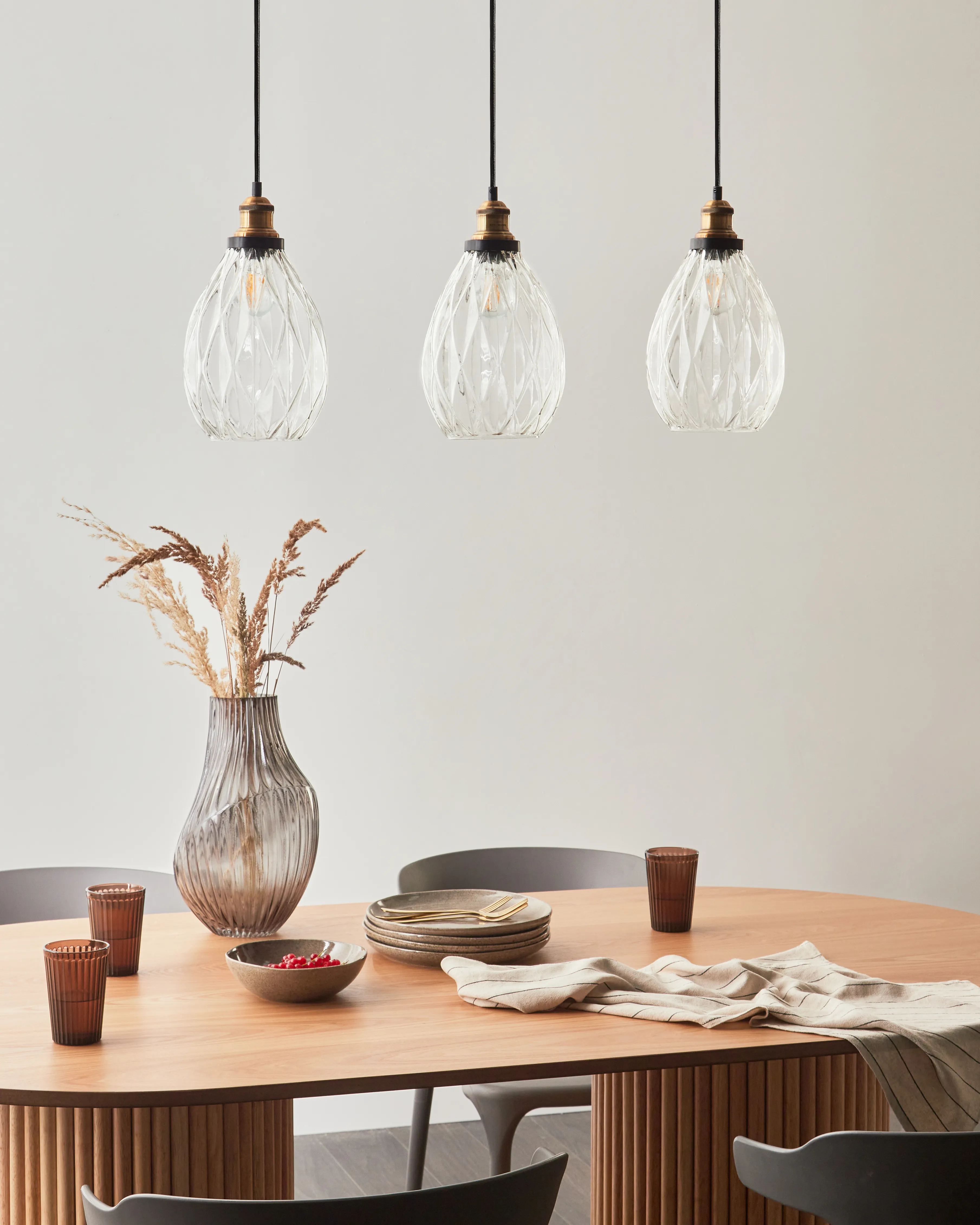 Hanglamp COOSA Glas Transparant