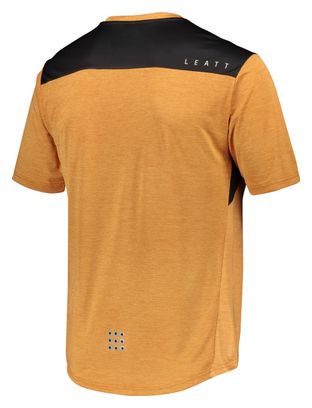 Maillot Manches Courtes VTT Leatt MTB Trail 1.0 Jaune