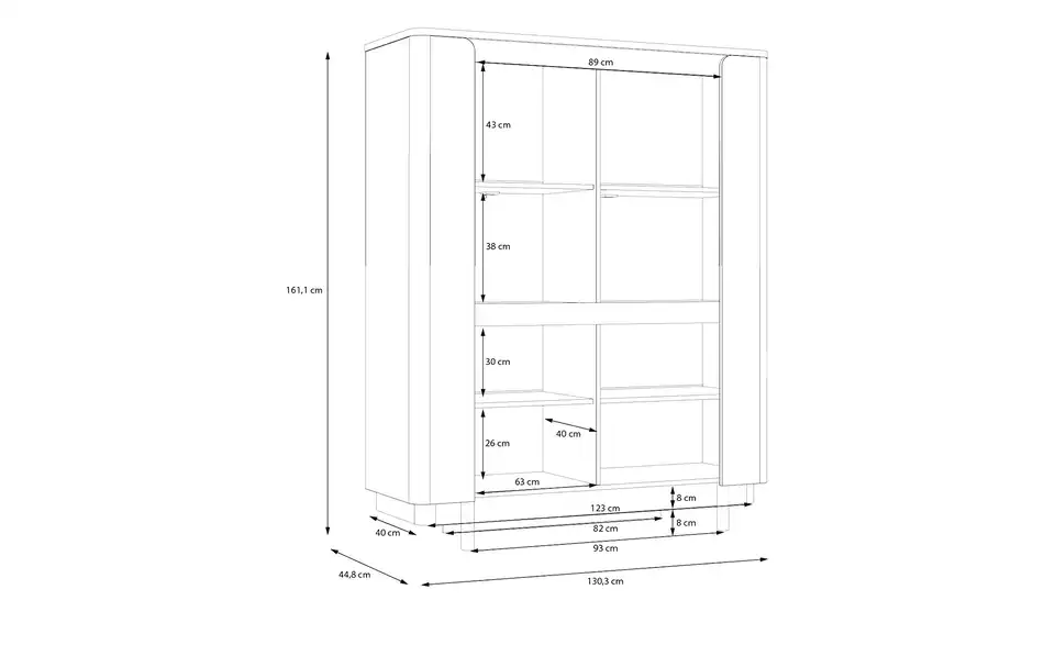 Highboard Vodol