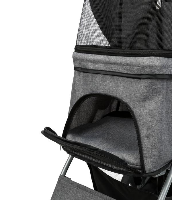 Trixie Hunde-Buggy, grau
