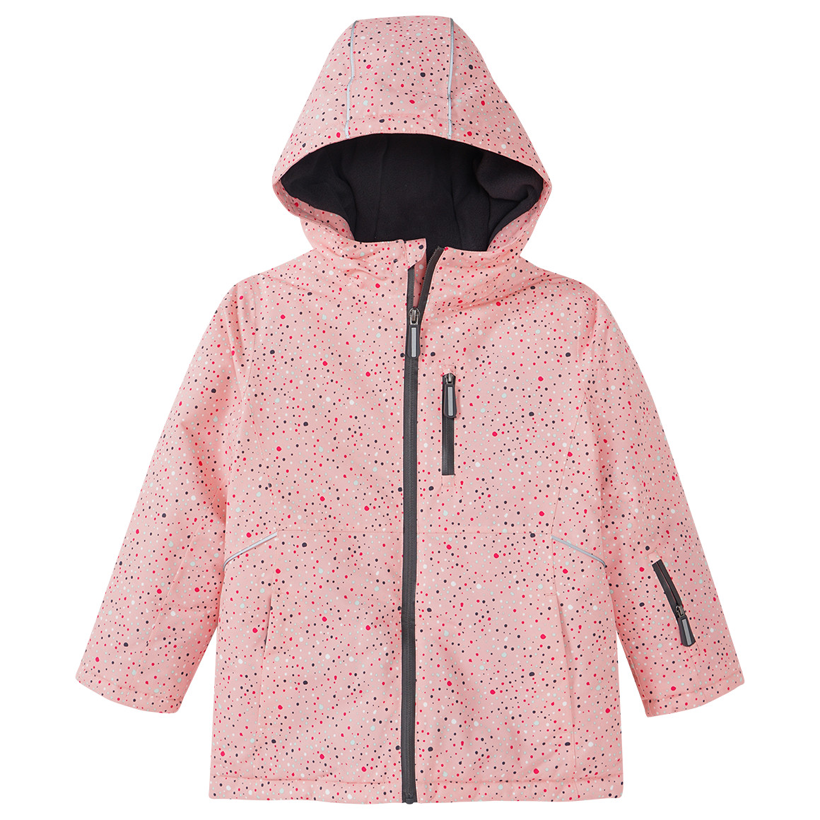 Topolino Mädchen Schneejacke mit Punkte-Allover rosa